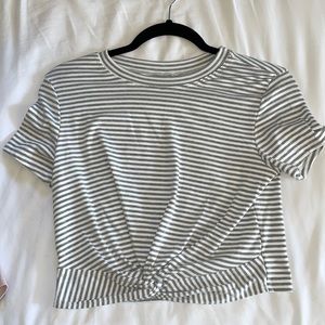 Stripped crop top